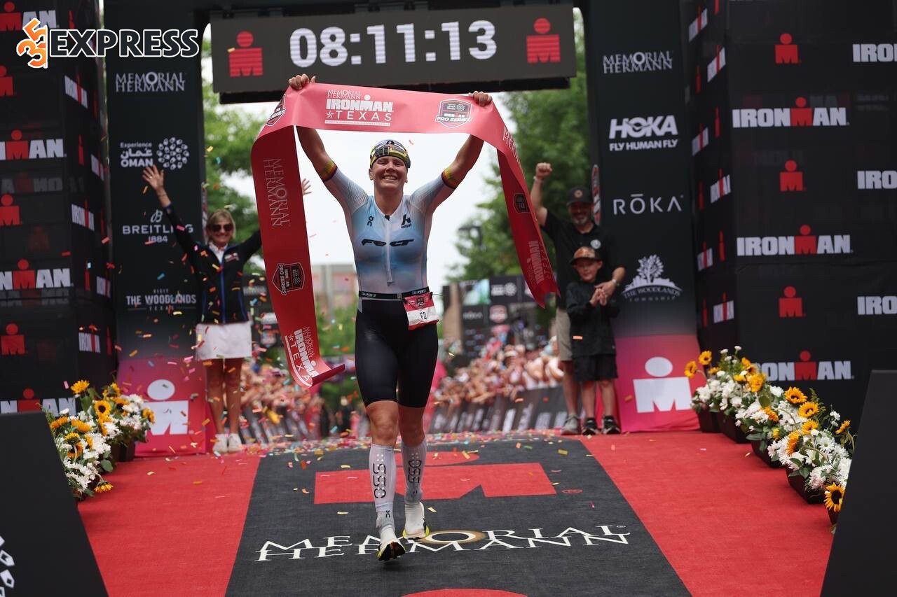 2026 Solveig Løvseth giành chiến thắng thuyết phục tại giải vô địch Bắc Mỹ IRONMAN Texas