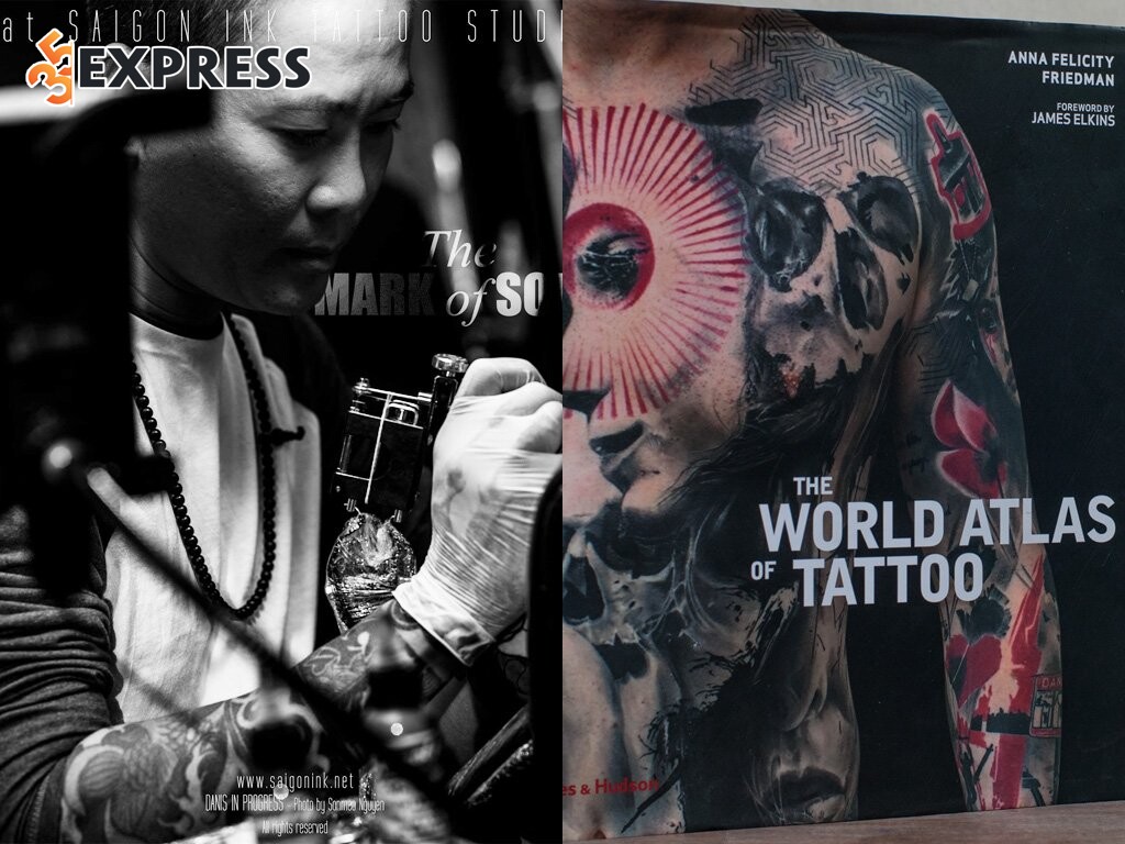Danis Nguyễn được vinh danh trong cuốn sách The World Atlas of Tattoo