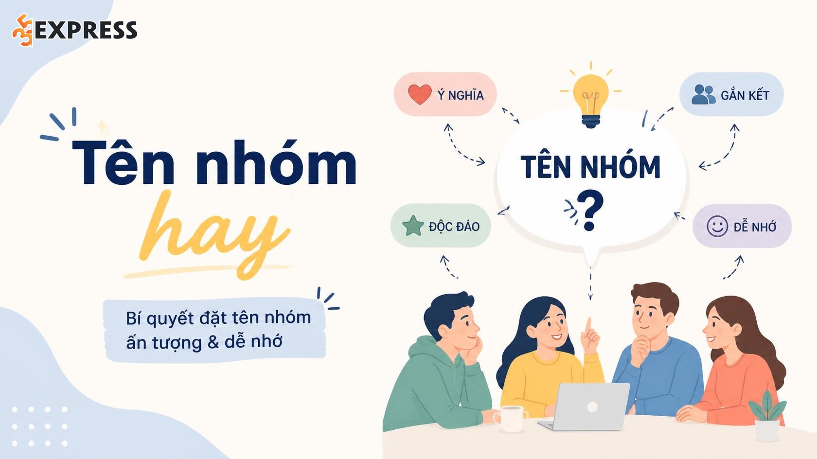 Đặt tên nhóm hay