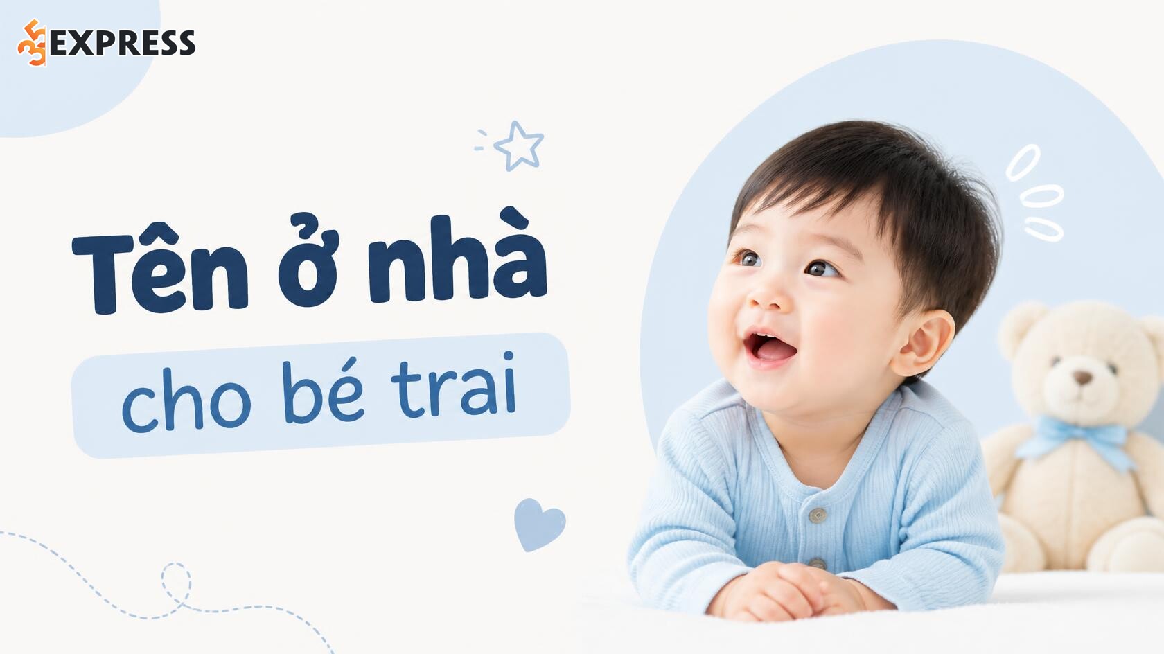 Tên ở nhà cho bé trai