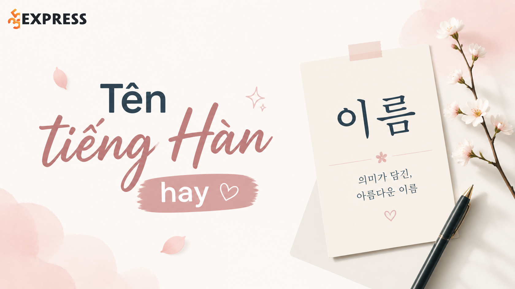 Tên tiếng Hàn hay