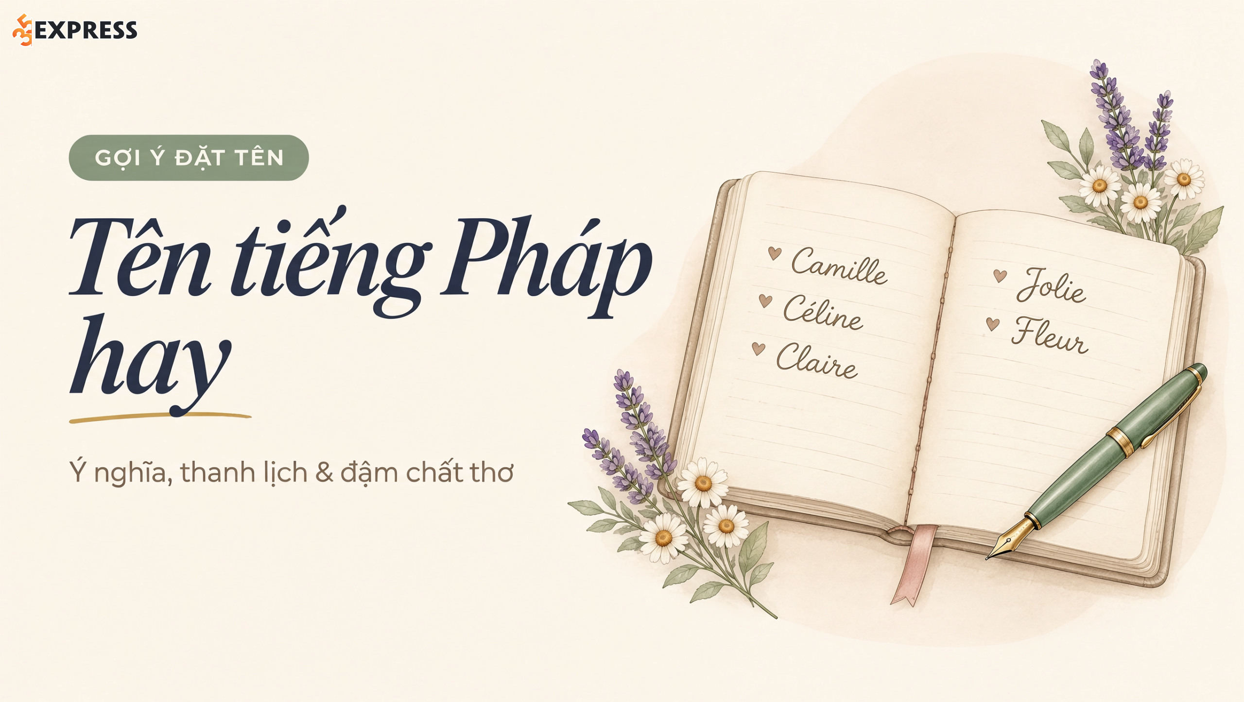 Tên tiếng Pháp hay