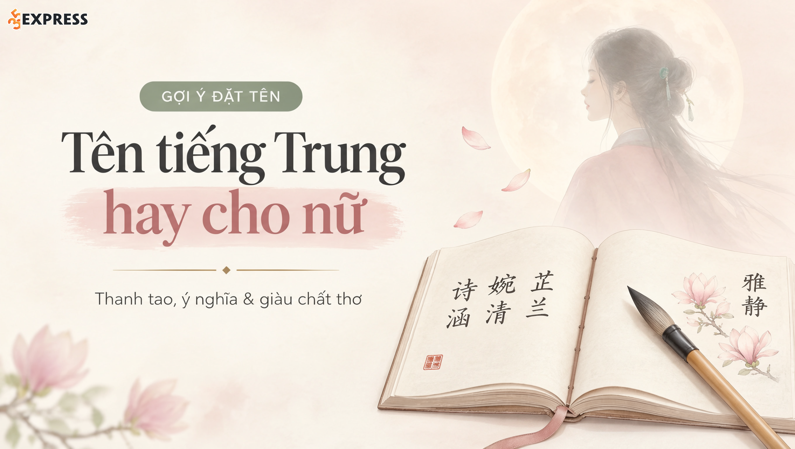 Tên tiếng Trung hay cho nữ