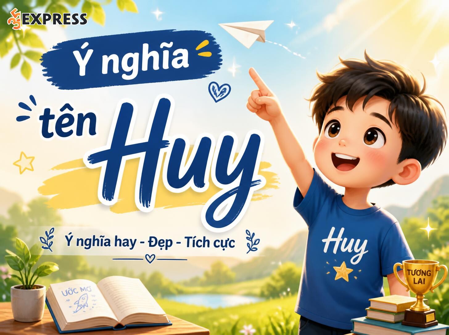 Ý nghĩa tên Huy