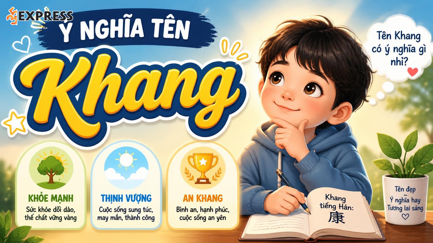 Ý nghĩa tên Khang