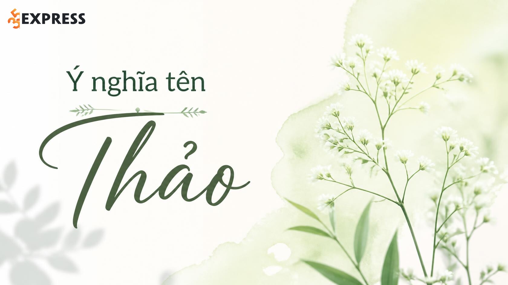 Ý nghĩa tên Thảo