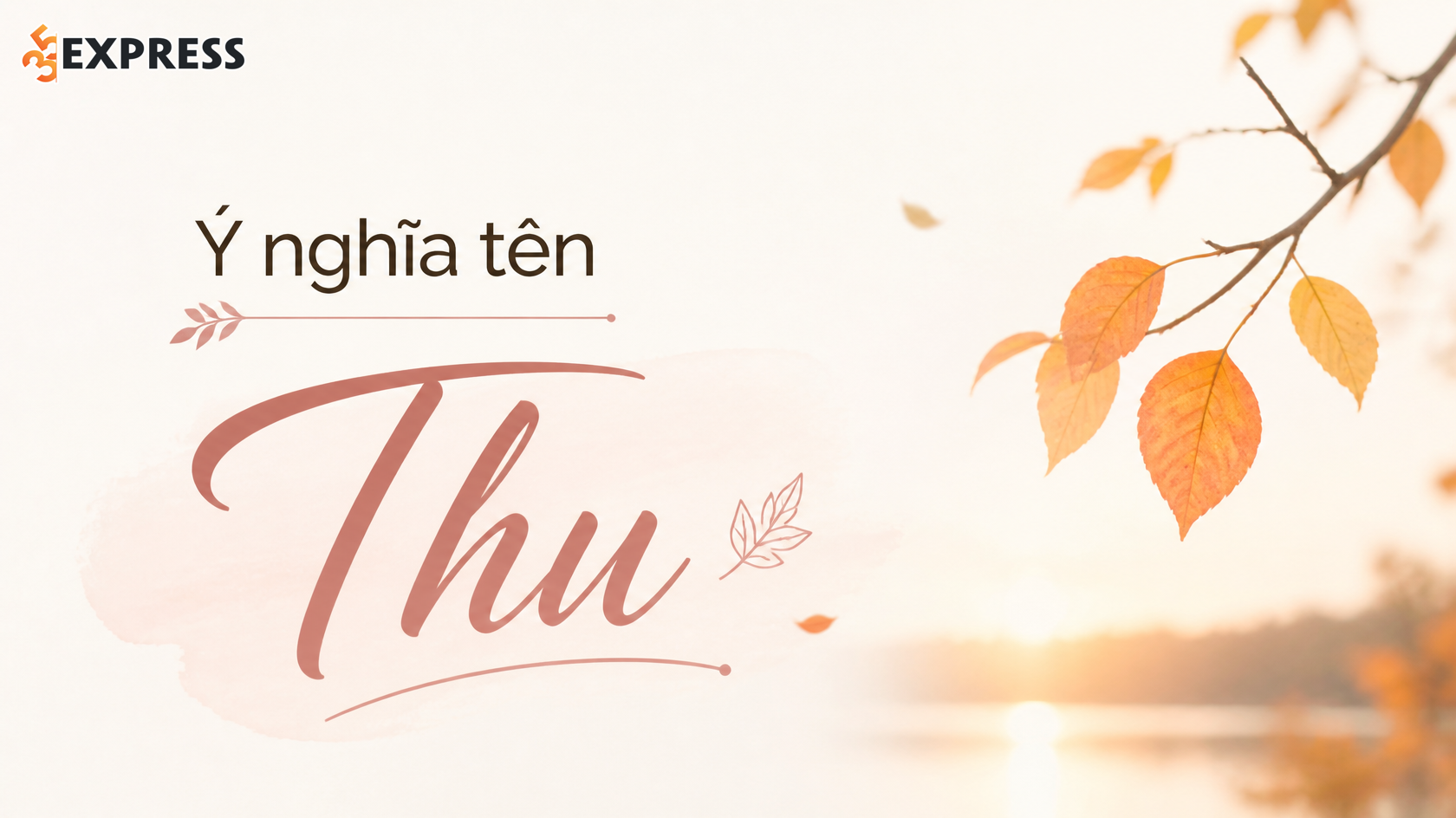 Ý nghĩa tên Thu