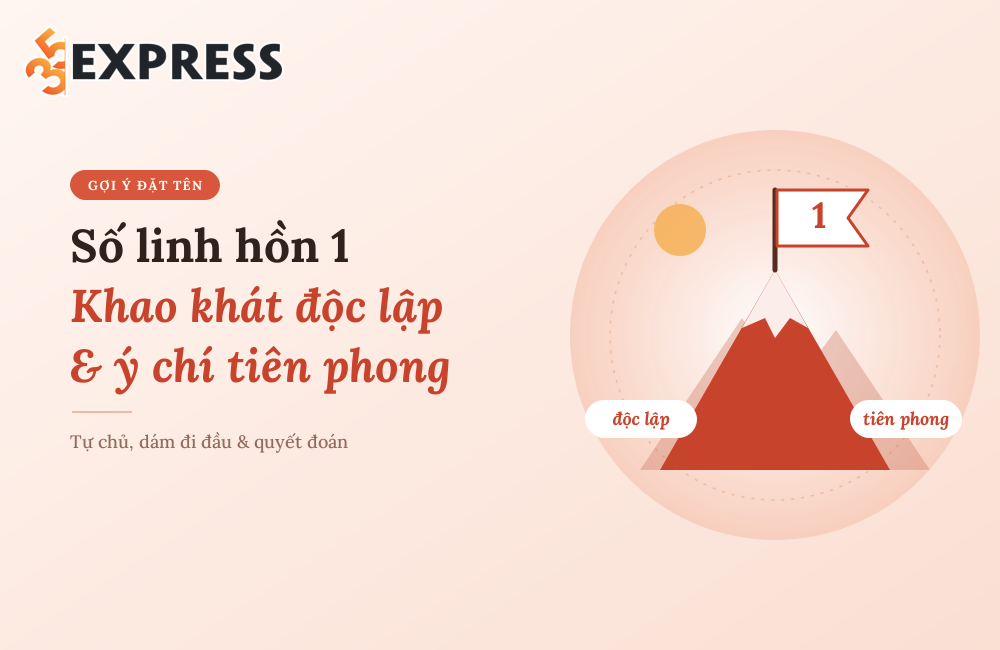 Số linh hồn 1 - Khao khát độc lập và ý chí tiên phong