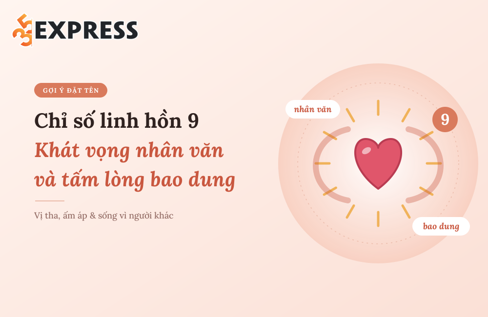 Chỉ số linh hồn 9 - Khát vọng nhân văn và tấm lòng bao dung