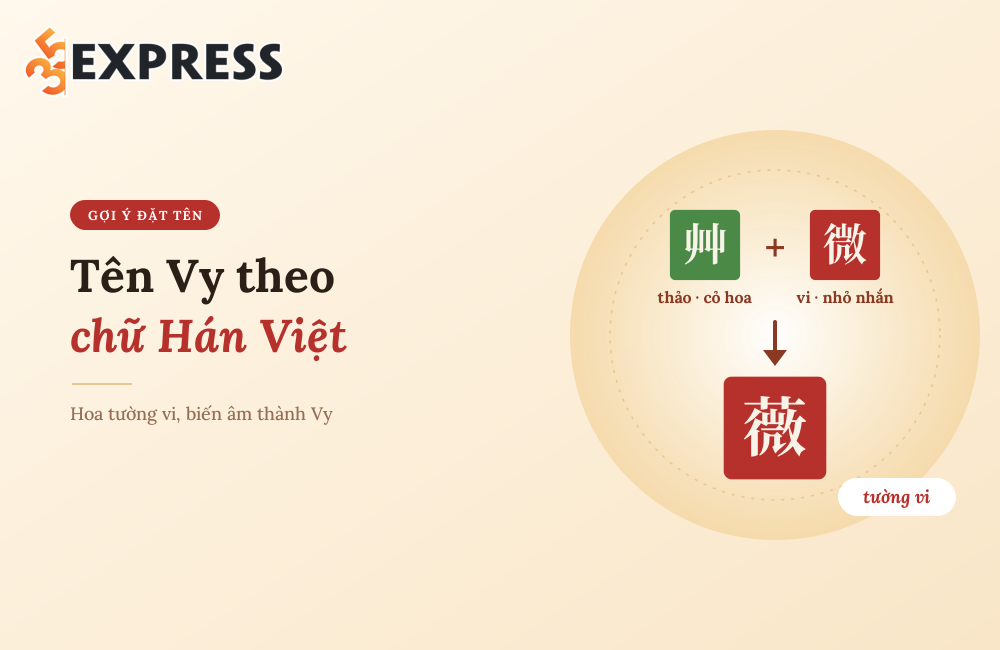 Tên Vy theo chữ Hán Việt